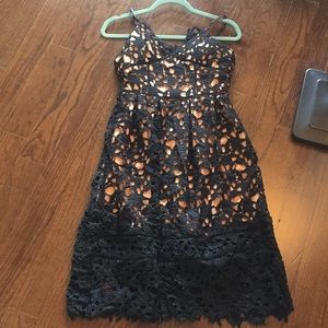 Lace floral design Few Moda New York dress